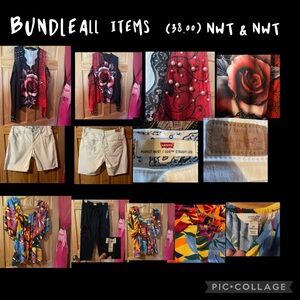 Levi's White Denim Shorts